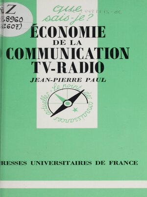 cover image of Économie de la communication TV-radio
